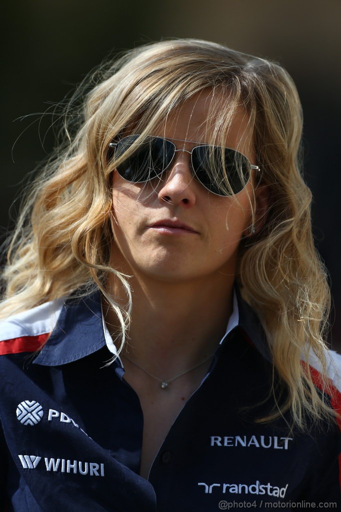 GP ABU DHABI, 01.11.2013- Susie Wolff (GBR) Williams Development Driver 