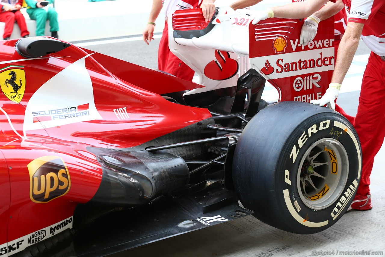 GP ABU DHABI, 01.11.2013- Ferrari F138 details