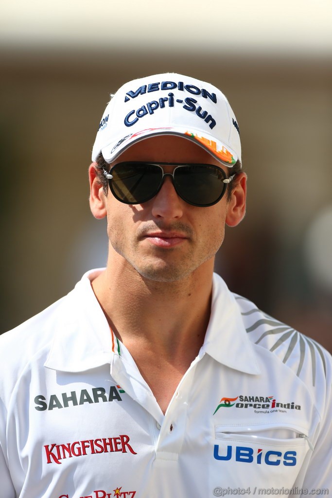 GP ABU DHABI, 01.11.2013- Adrian Sutil (GER), Sahara Force India F1 Team VJM06 