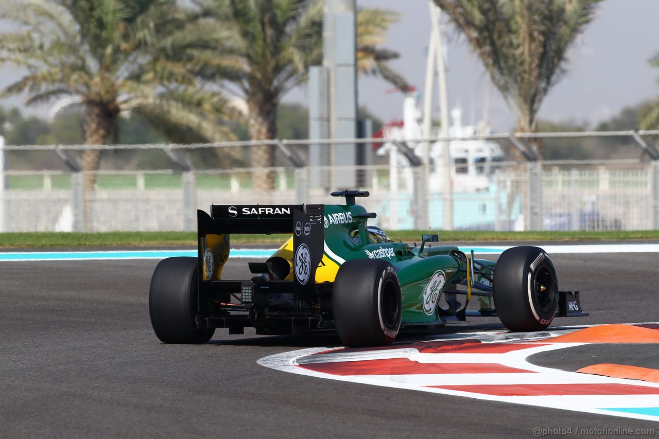 GP ABU DHABI, 01.11.2013- Prove Libere 1: Charles Pic (FRA) Caterham F1 Team CT03 