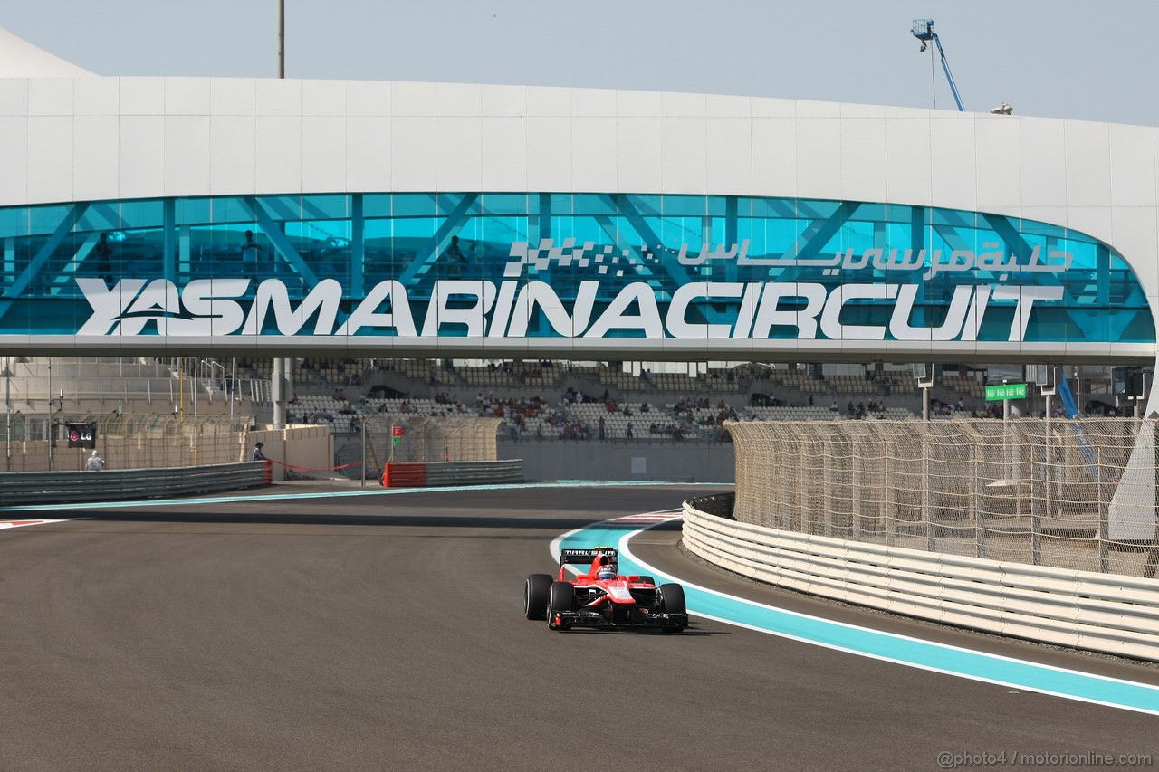 GP ABU DHABI, 01.11.2013- Prove Libere 1: Rodolfo Gonzalez (VEN) Marussia F1 Team MR02 3rd driver