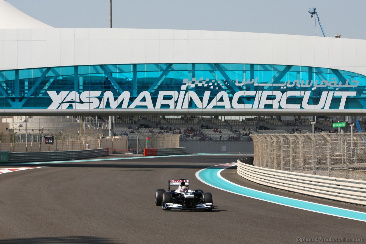 GP ABU DHABI, 01.11.2013- Prove Libere 1: Pastor Maldonado (VEN) Williams F1 Team FW35 