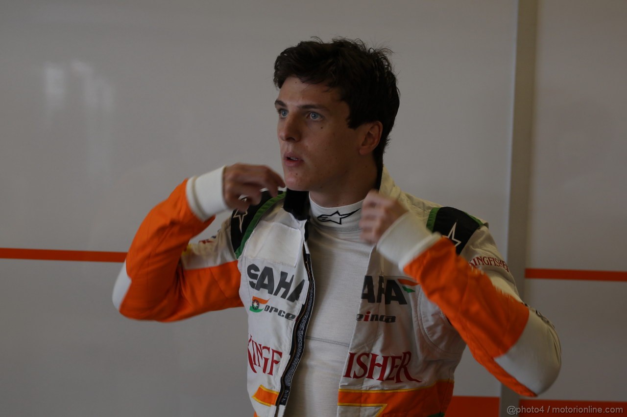 GP ABU DHABI, 01.11.2013- Prove Libere 1: James Calado (GBR) Sahara Force India Third Driver 