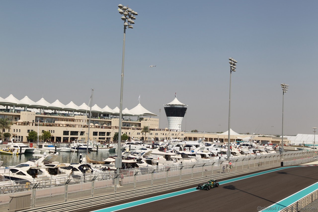 GP ABU DHABI, 01.11.2013- Prove Libere 1: Heikki Kovalainen (FIN) Caterham F1 Team CT03, Test Driver