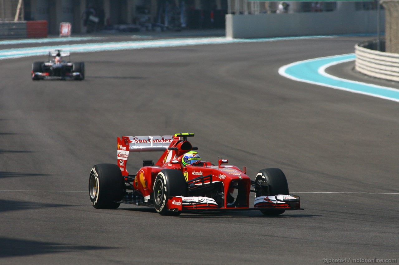 GP ABU DHABI, 01.11.2013- Prove Libere 1, Felipe Massa (BRA) Ferrari F138