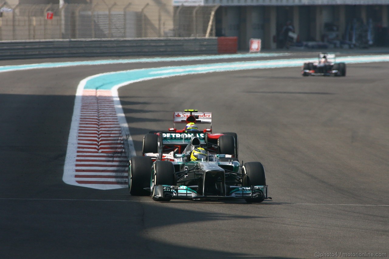 GP ABU DHABI, 01.11.2013- Prove Libere 1, Nico Rosberg (GER) Mercedes AMG F1 W04