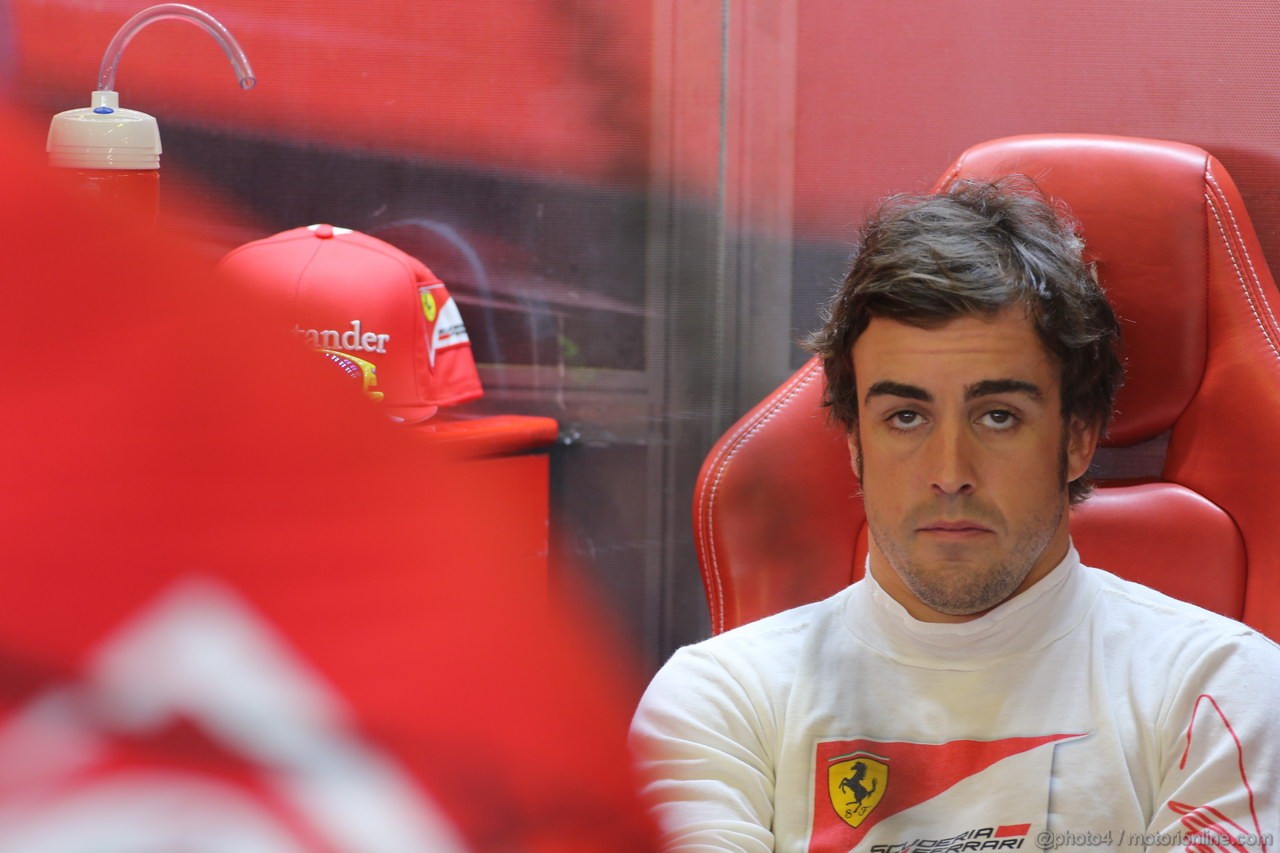GP ABU DHABI, 01.11.2013- Prove Libere 1, Fernando Alonso (ESP) Ferrari F138