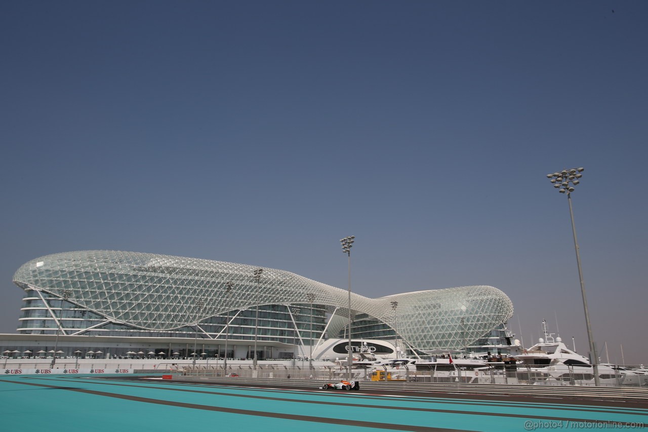 GP ABU DHABI, 01.11.2013- Prove Libere 1, James Calado (GBR), Sahara Force India F1 Team VJM06 test driver