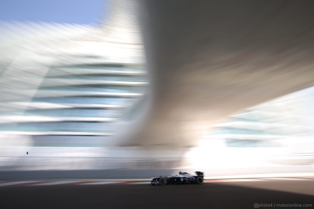 GP ABU DHABI, 01.11.2013- Prove Libere 1, Valtteri Bottas (FIN), Williams F1 Team FW35