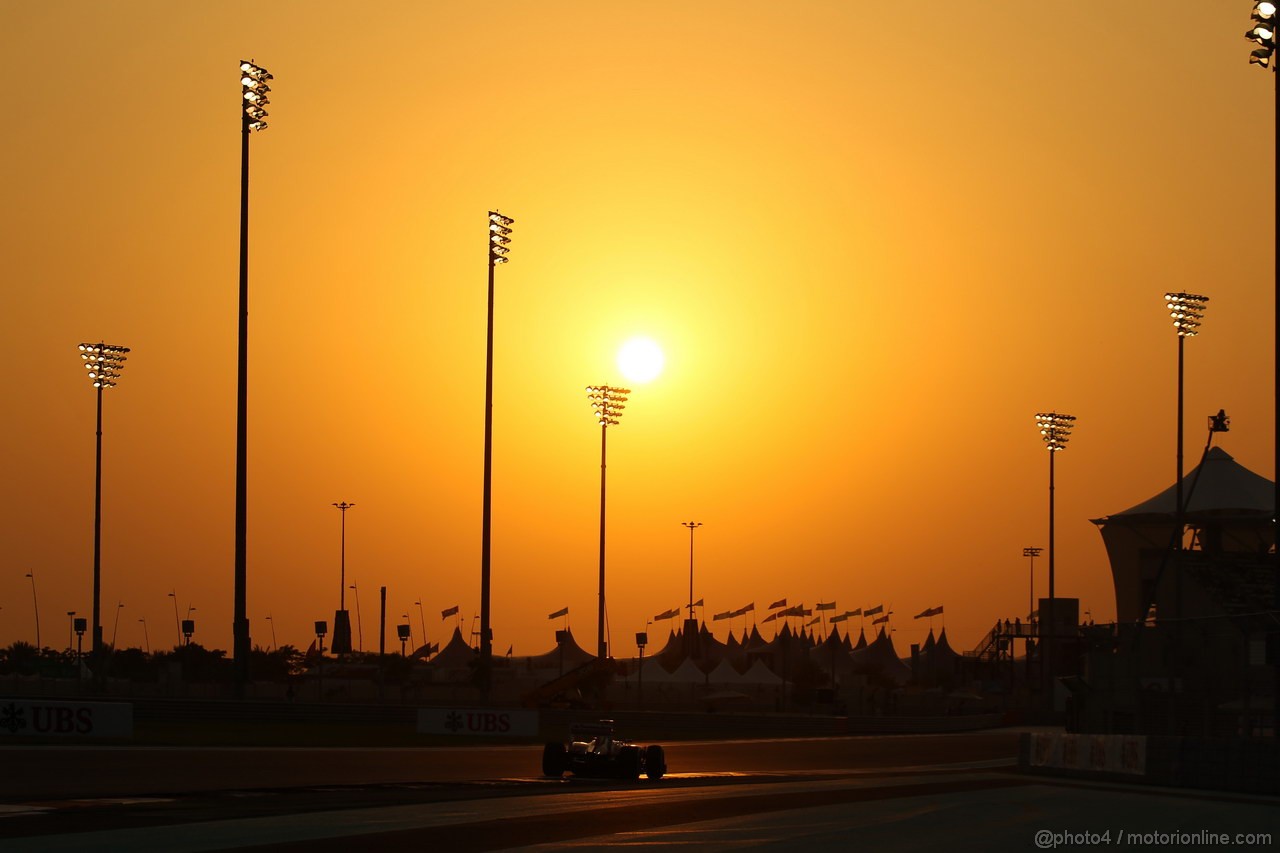 GP ABU DHABI, 01.11.2013- Prove Libere 2: Fernando Alonso (ESP) Ferrari F138 