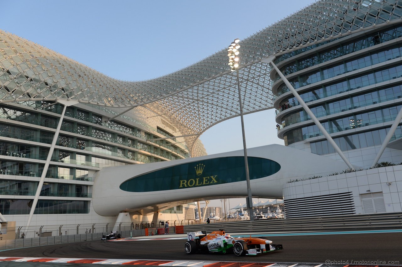 GP ABU DHABI, 01.11.2013- Prove Libere 2: Paul di Resta (GBR) Sahara Force India F1 Team VJM06 