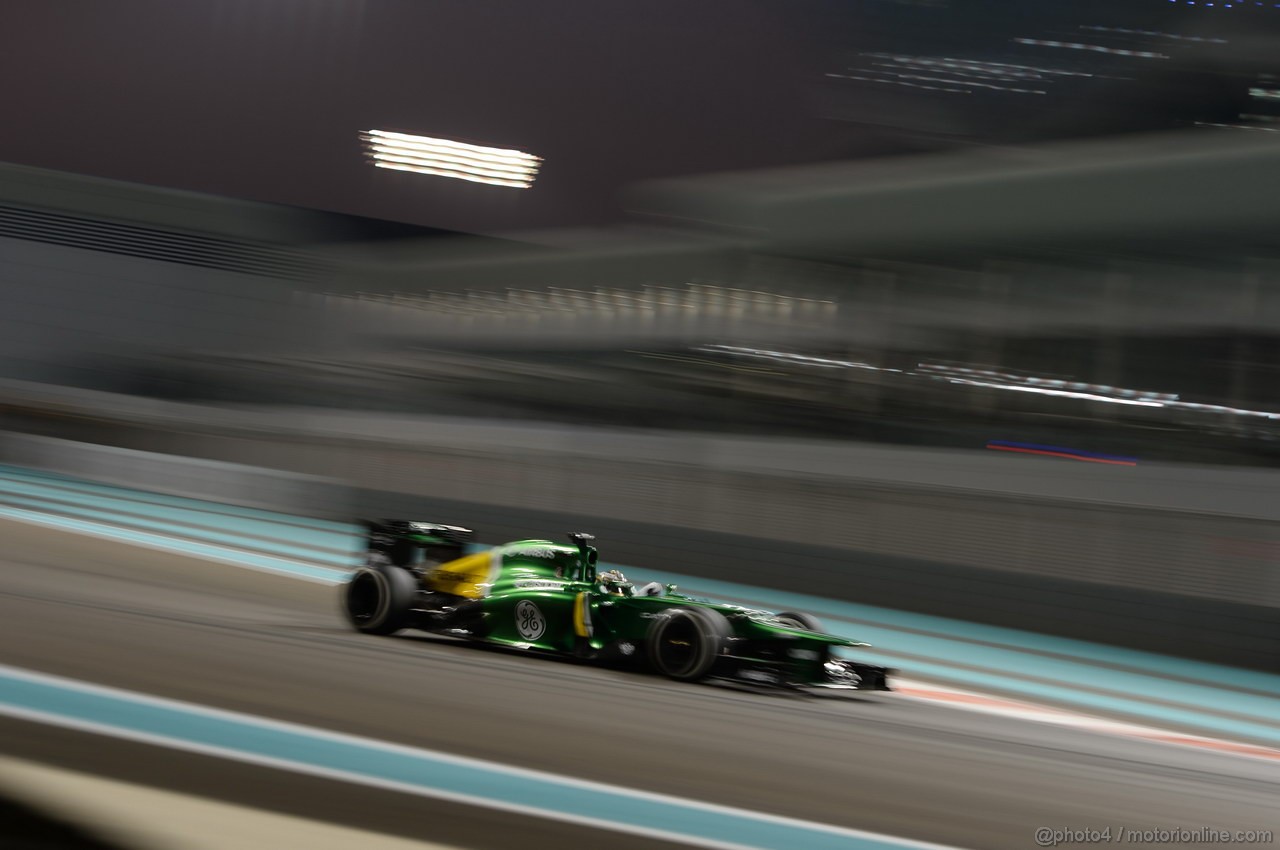 GP ABU DHABI, 01.11.2013- Prove Libere 2: Charles Pic (FRA) Caterham F1 Team CT03 