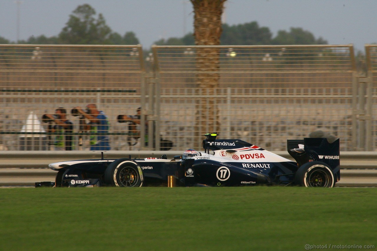 GP ABU DHABI, 01.11.2013- Prove Libere 2: Valtteri Bottas (FIN), Williams F1 Team FW35 