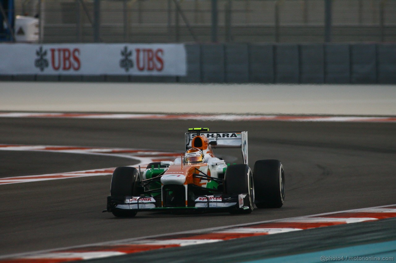 GP ABU DHABI, 01.11.2013- Prove Libere 2: Adrian Sutil (GER), Sahara Force India F1 Team VJM06 