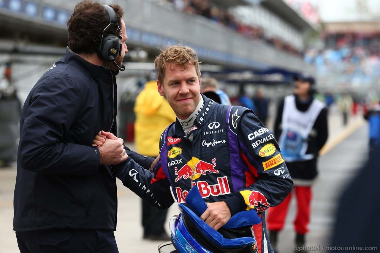 GP AUSTRALIA, 17.03.2013- Qualifiche, Sebastian Vettel (GER) Red Bull Racing RB9 pole position