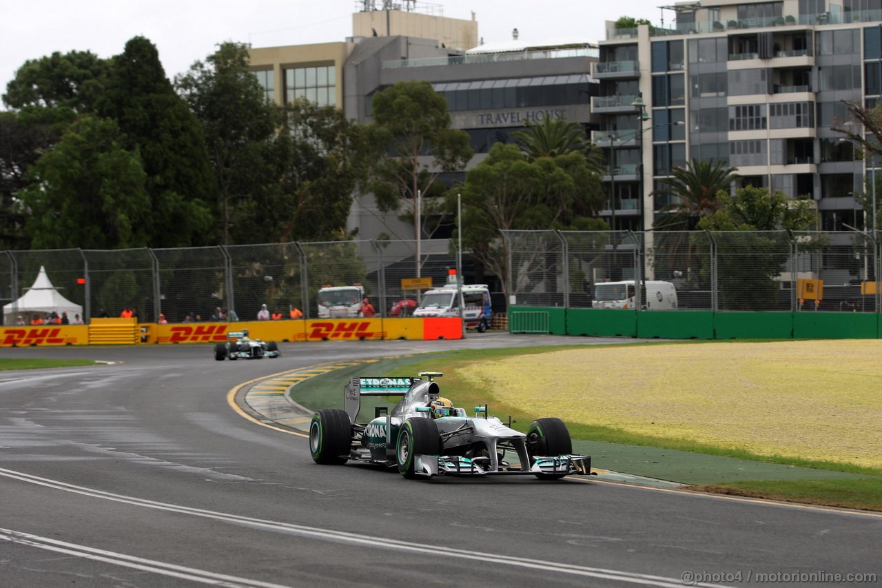 GP AUSTRALIA, 17.03.2013- Qualifiche, Lewis Hamilton (GBR) Mercedes AMG F1 W04 