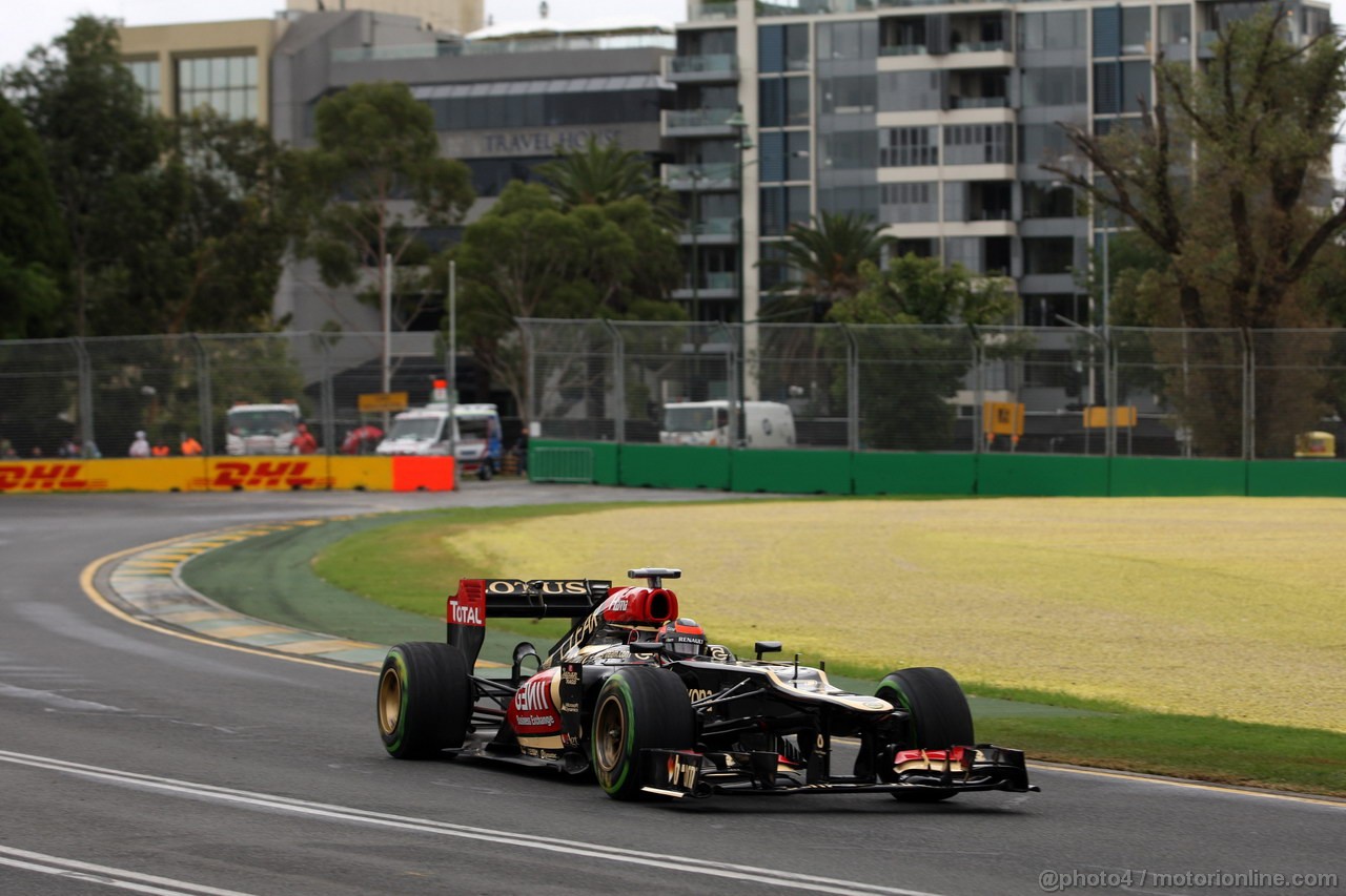 GP AUSTRALIA, 17.03.2013- Qualifiche, Kimi Raikkonen (FIN) Lotus F1 Team E21 