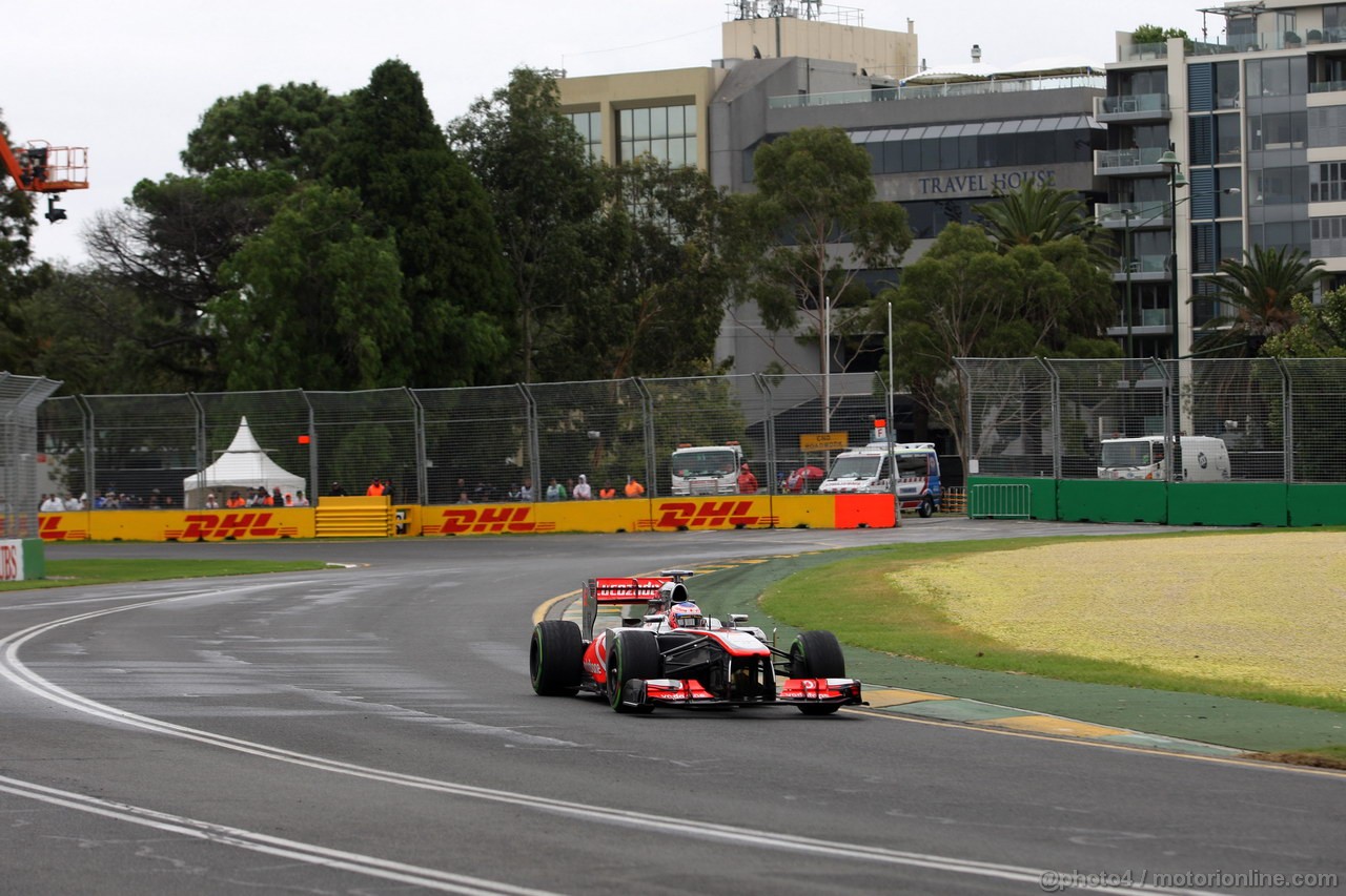 GP AUSTRALIA, 17.03.2013- Qualifiche, Jenson Button (GBR) McLaren Mercedes MP4-28 