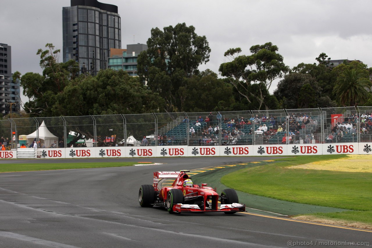 GP AUSTRALIA, 17.03.2013- Qualifiche, Felipe Massa (BRA) Ferrari F138 