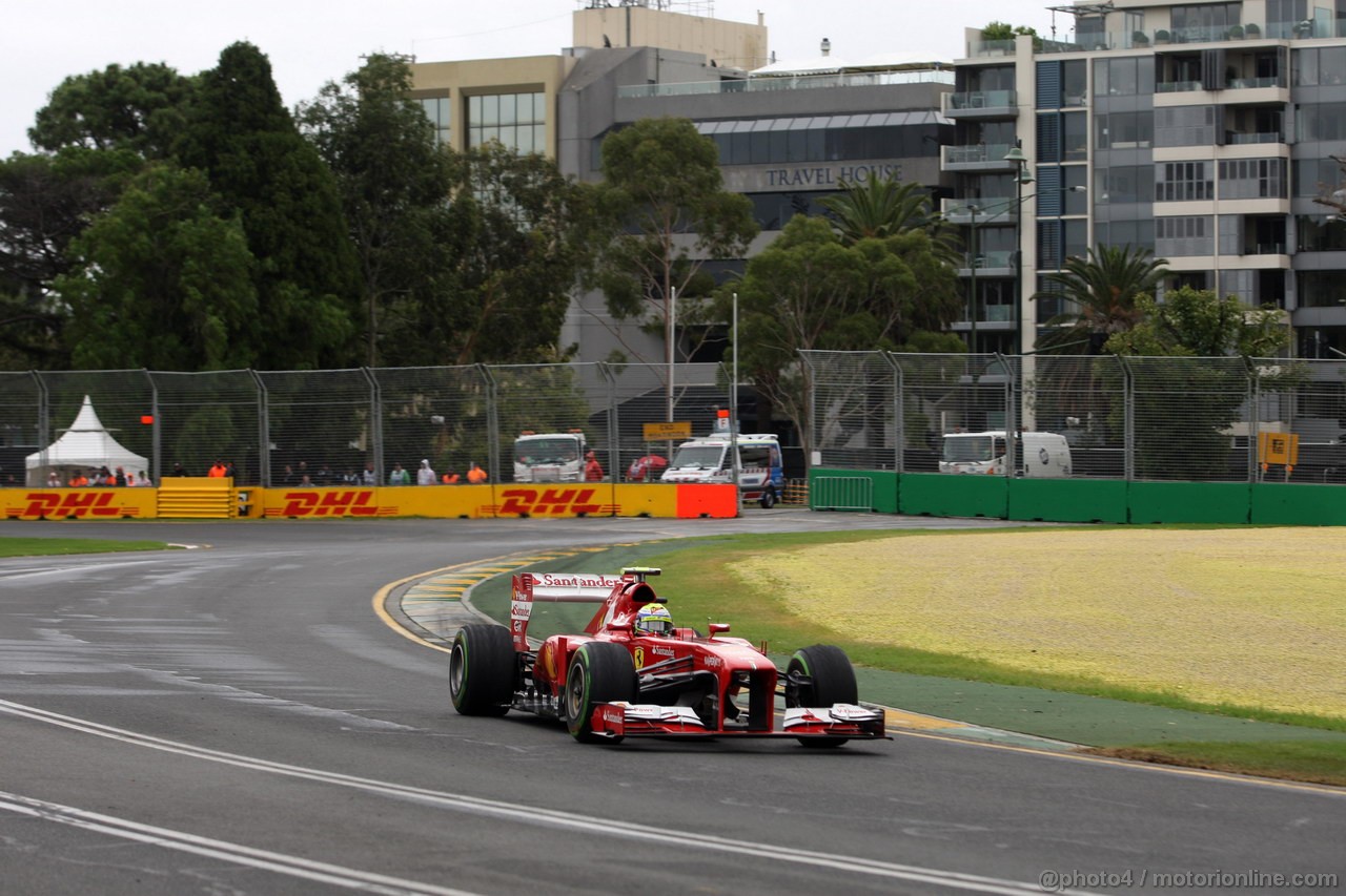 GP AUSTRALIA, 17.03.2013- Qualifiche, Felipe Massa (BRA) Ferrari F138 