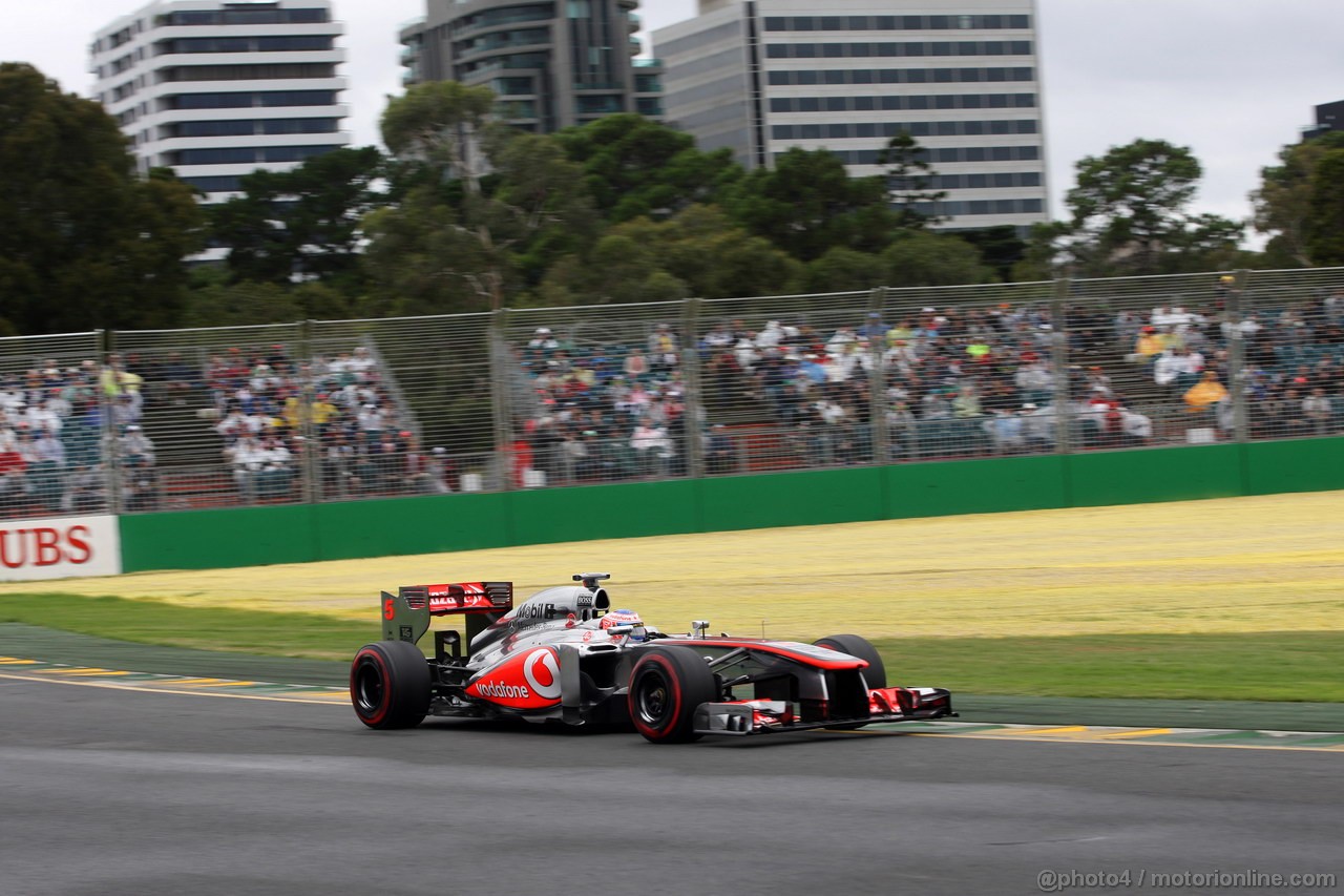 GP AUSTRALIA, 17.03.2013- Qualifiche, Jenson Button (GBR) McLaren Mercedes MP4-28 