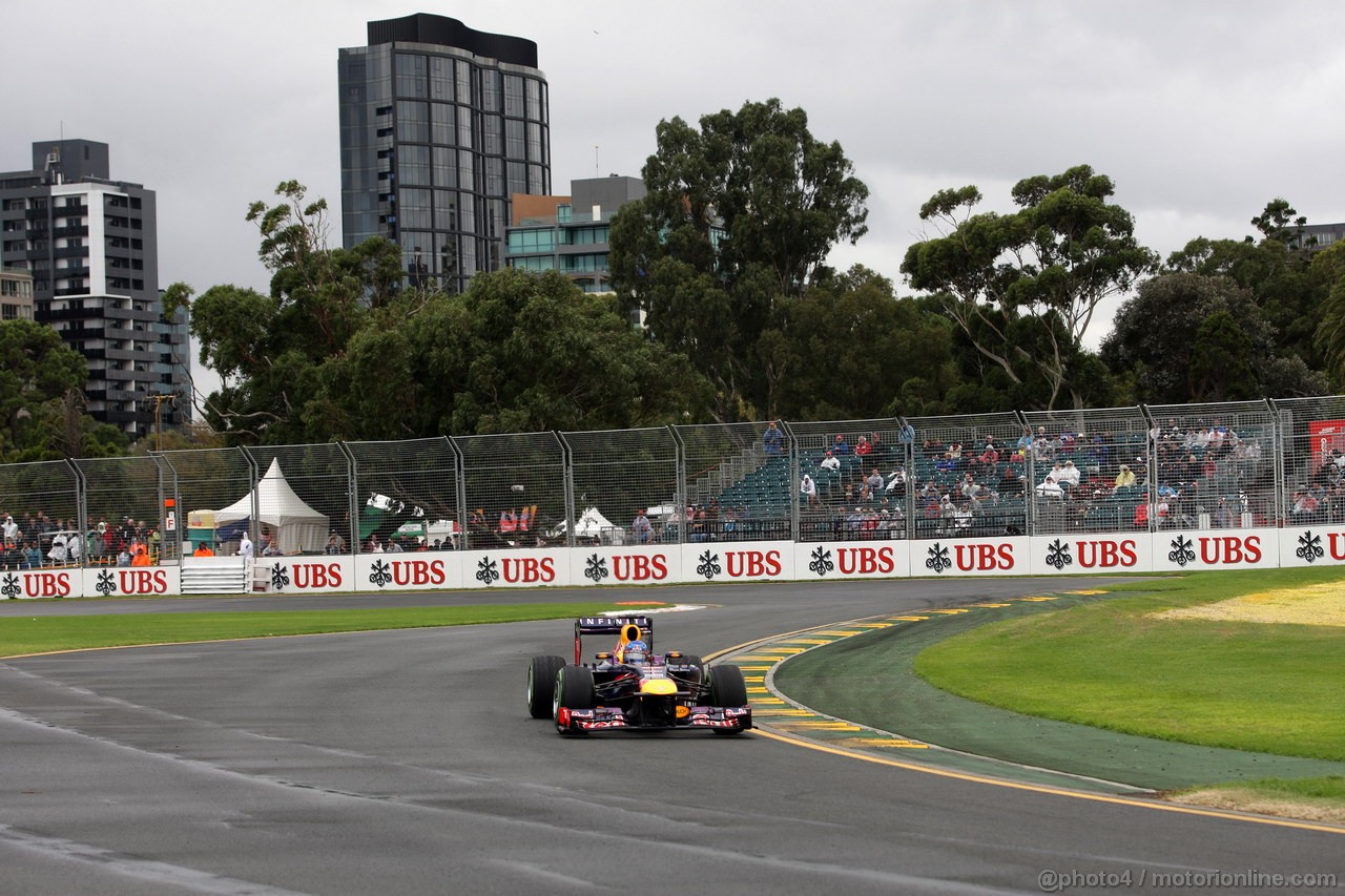 GP AUSTRALIA, 17.03.2013- Qualifiche, Sebastian Vettel (GER) Red Bull Racing RB9 