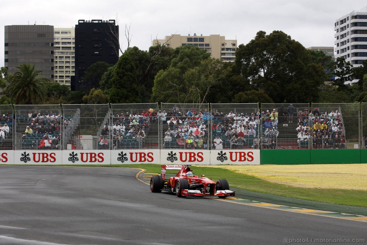 GP AUSTRALIA, 17.03.2013- Qualifiche, Fernando Alonso (ESP) Ferrari F138 