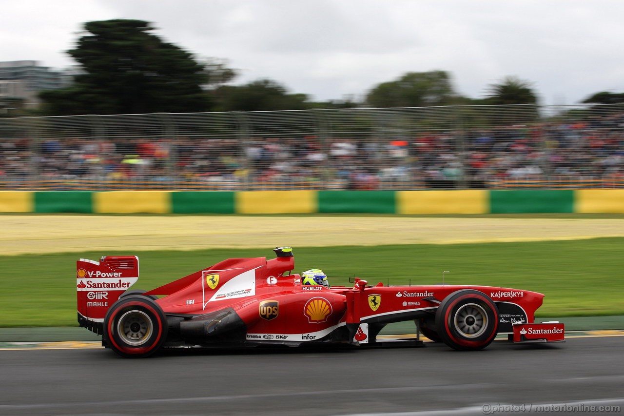 GP AUSTRALIA, 17.03.2013- Qualifiche, Felipe Massa (BRA) Ferrari F138 