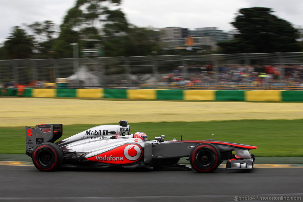 GP AUSTRALIA, 17.03.2013- Qualifiche, Jenson Button (GBR) McLaren Mercedes MP4-28 