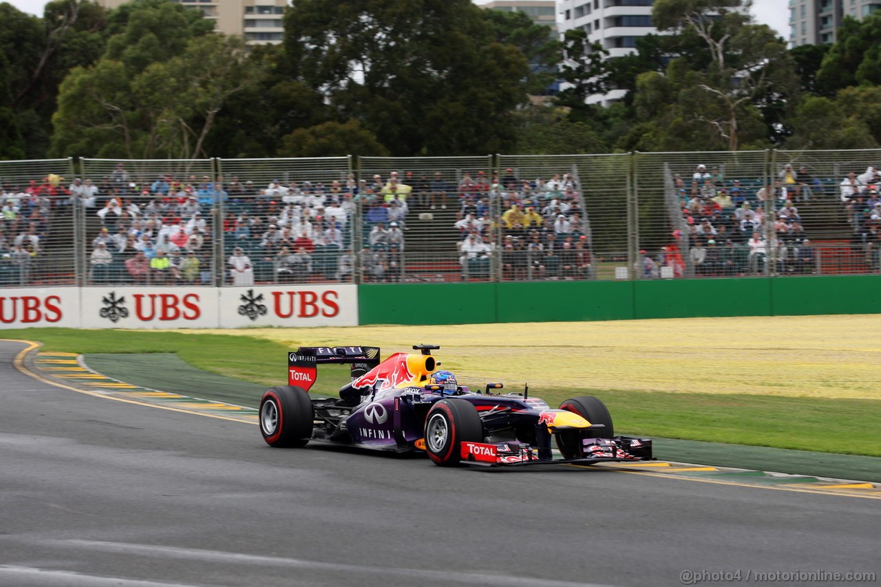 GP AUSTRALIA, 17.03.2013- Qualifiche, Sebastian Vettel (GER) Red Bull Racing RB9 