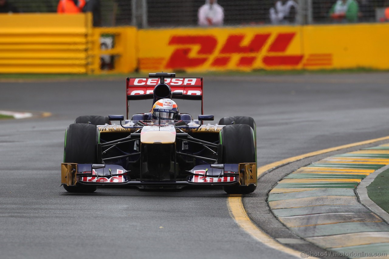 GP AUSTRALIA, 17.03.2013- Qualifiche, Jean-Eric Vergne (FRA) Scuderia Toro Rosso STR8 