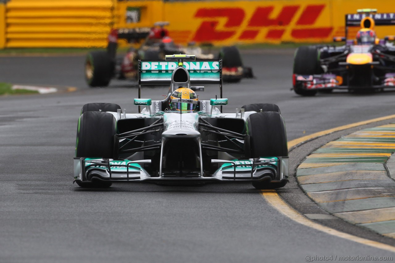 GP AUSTRALIA, 17.03.2013- Qualifiche, Lewis Hamilton (GBR) Mercedes AMG F1 W04 