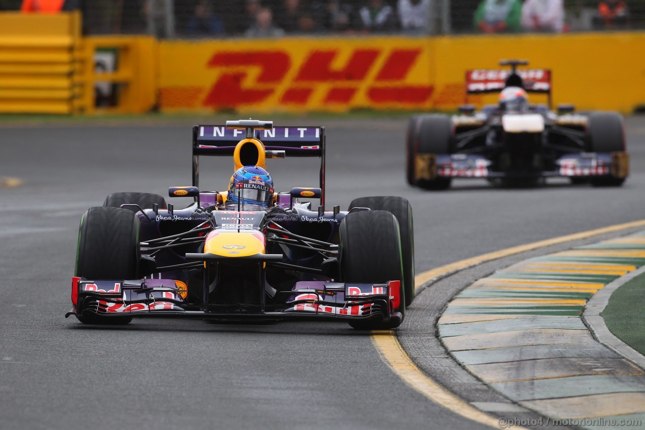 GP AUSTRALIA, 17.03.2013- Qualifiche, Sebastian Vettel (GER) Red Bull Racing RB9 