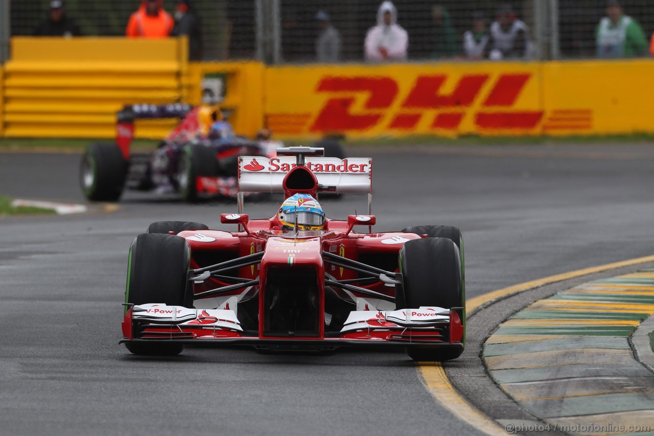 GP AUSTRALIA, 17.03.2013- Qualifiche, Fernando Alonso (ESP) Ferrari F138 