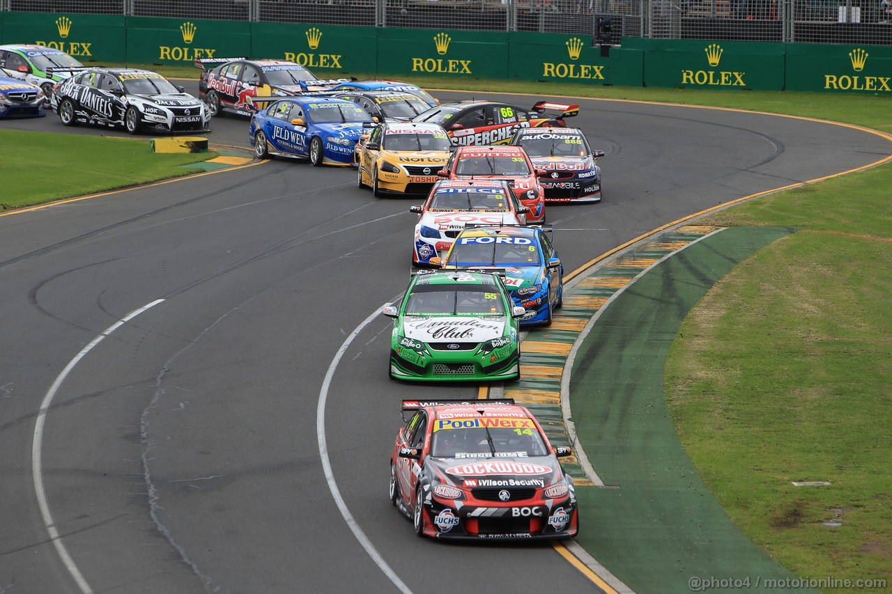 GP AUSTRALIA, 17.03.2013- Gara V8 Supercars, Start of the race