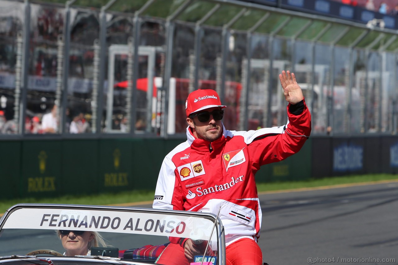 GP AUSTRALIA, Fernando Alonso (ESP) Ferrari F138 17.03.2013- 