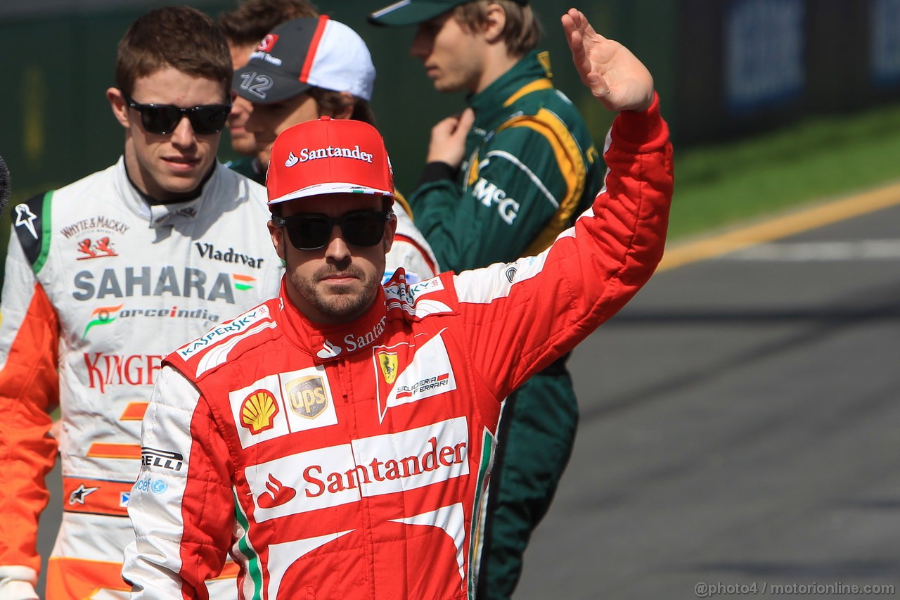 GP AUSTRALIA, 17.03.2013- Fernando Alonso (ESP) Ferrari F138 