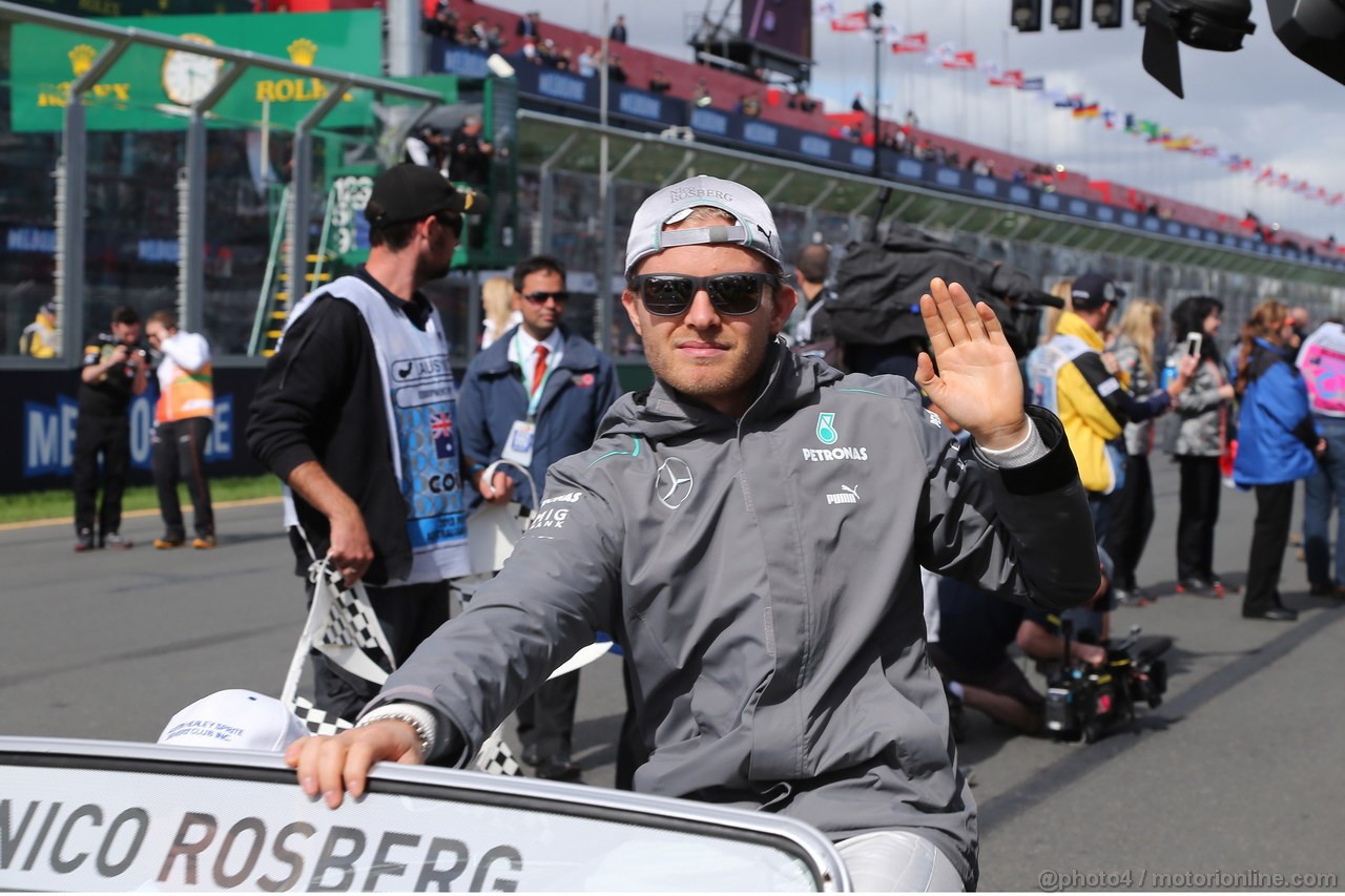 GP AUSTRALIA, 17.03.2013- Nico Rosberg (GER) Mercedes AMG F1 W04 