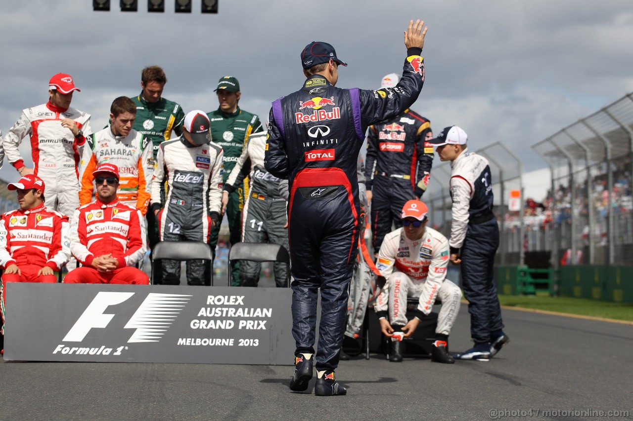 GP AUSTRALIA, 17.03.2013- Sebastian Vettel (GER) Red Bull Racing RB9 