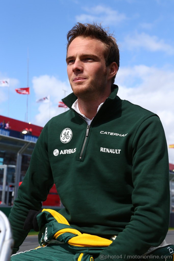 GP AUSTRALIA, 17.03.2013- Giedo Van der Garde (NED), Caterham F1 Team CT03 