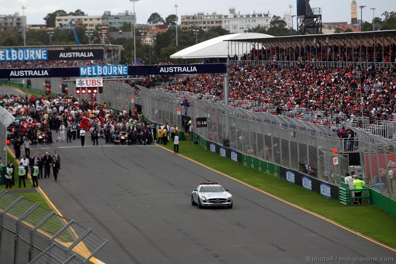 GP AUSTRALIA, 17.03.2013- Gara, Safety car 