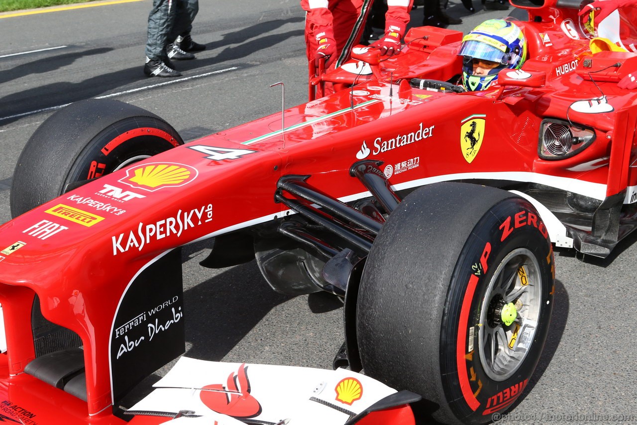 GP AUSTRALIA, 17.03.2013- Gara, Felipe Massa (BRA) Ferrari F138 