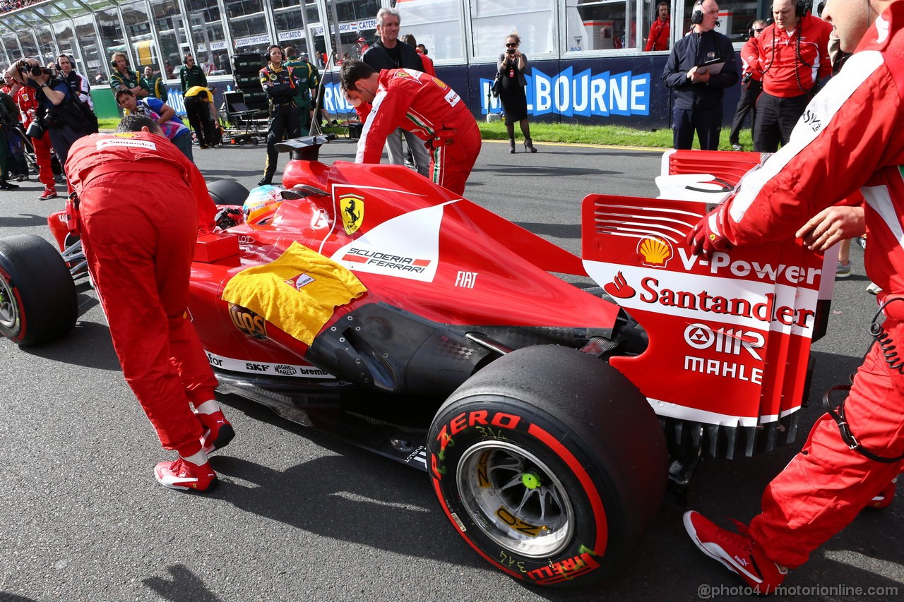 GP AUSTRALIA, 17.03.2013- Gara, Fernando Alonso (ESP) Ferrari F138 