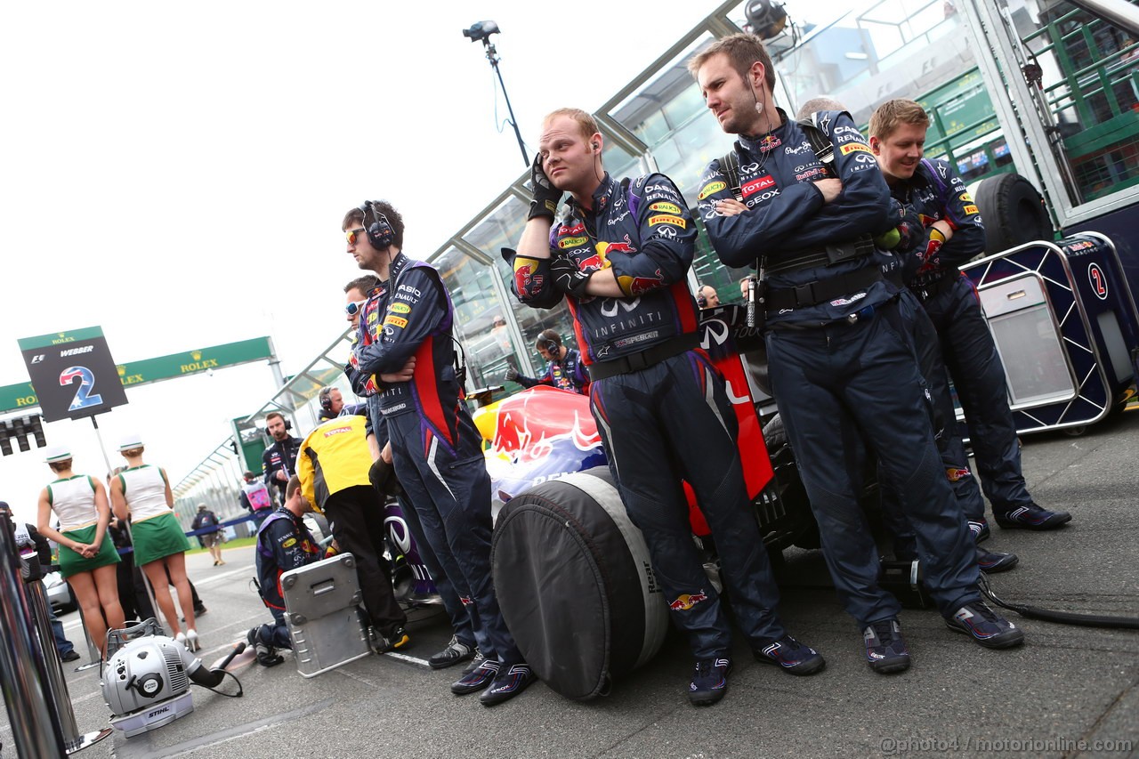 GP AUSTRALIA, 17.03.2013- Gara, Mark Webber (AUS) Red Bull Racing RB9 