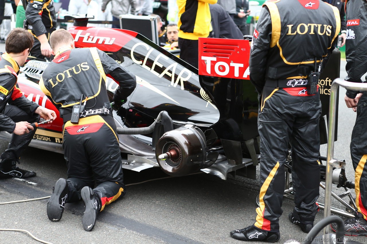 GP AUSTRALIA, 17.03.2013- Gara, Lotus F1 Team E21 
