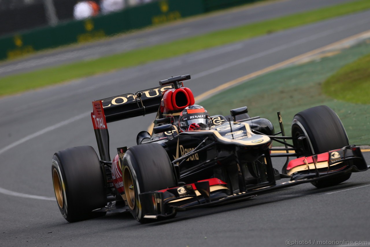 GP AUSTRALIA, 17.03.2013- Gara, Kimi Raikkonen (FIN) Lotus F1 Team E21 