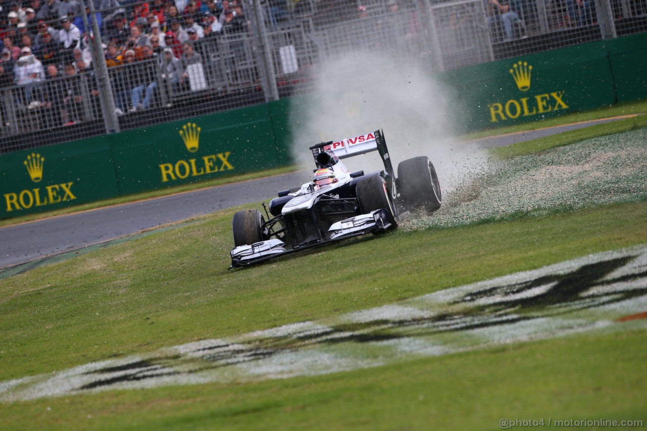 GP AUSTRALIA, 17.03.2013- Gara, Pastor Maldonado (VEN) Williams F1 Team FW35 