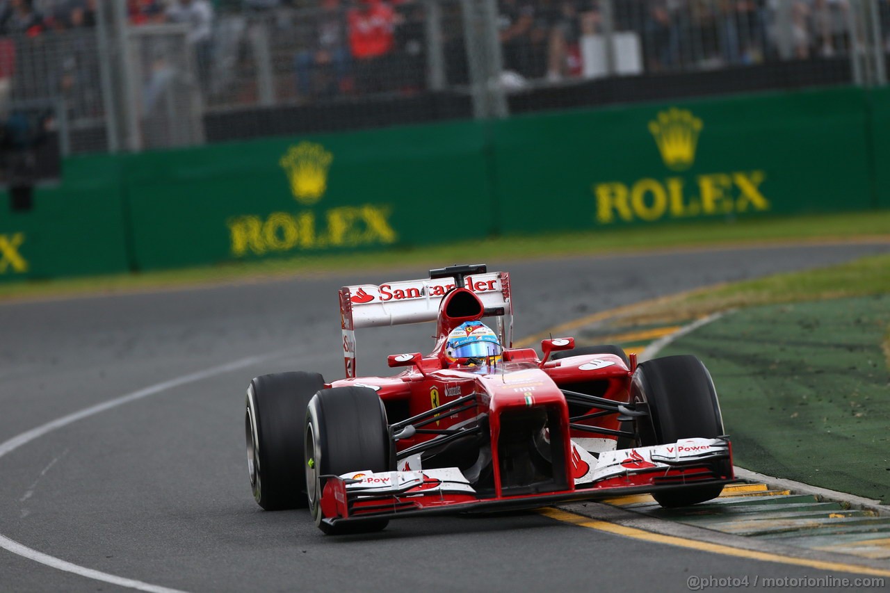 GP AUSTRALIA, 17.03.2013- Gara, Fernando Alonso (ESP) Ferrari F138 