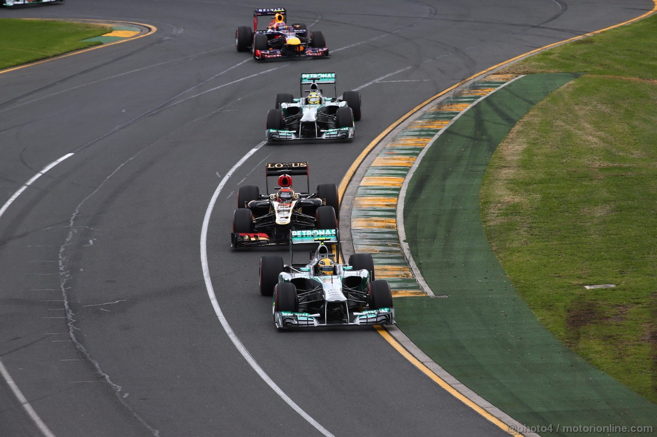 GP AUSTRALIA, 17.03.2013- Gara, Lewis Hamilton (GBR) Mercedes AMG F1 W04 