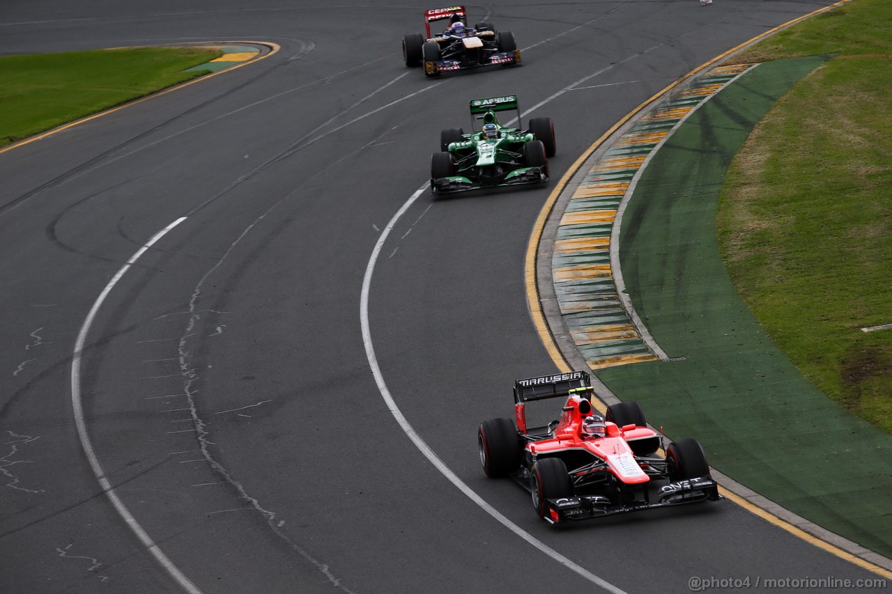 GP AUSTRALIA, 17.03.2013- Gara, Max Chilton (GBR), Marussia F1 Team MR02 